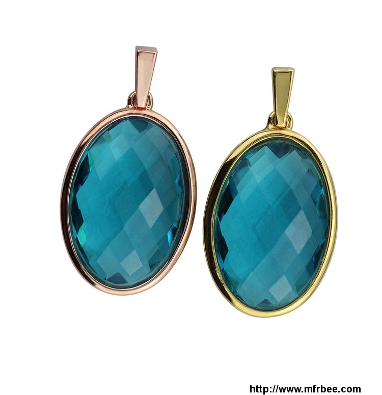 2015_manli_best_selling_all_match_natural_blue_pendant