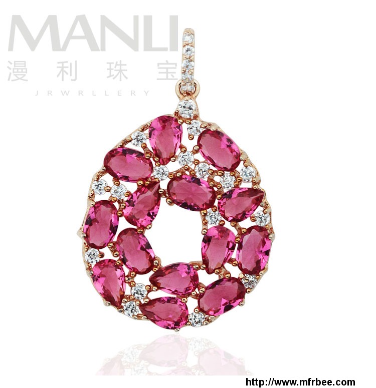 2015_manli_the_latest_style_temperament_sweet_female_egg_shaped_crystal_pendant