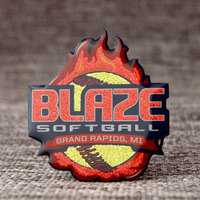 Blaze Softball Custom Trading Pins