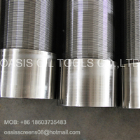 Stainless steel Johnson well screens V-shaped slot screen pipe)
