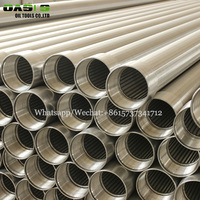 high open area Stainless steel slotted screen tube V-wire wound screens