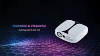 more images of COMPACT LITE C1 | HOME THEATER PORTABLE MINI PROJECTOR