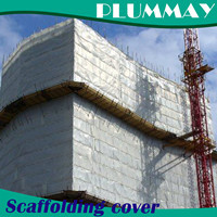 UV stabilized  construction scaffolding building safety sheet PE Debris cover