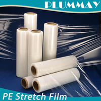 stablized clear PE stretch shrink film roll for wrapping pack