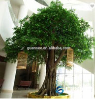 Large fiberglass artificial banyan tree ficus tree for garden or shopping mall decoration