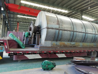 2 sets 12T/D waste tyre pyrolysis plant were shipped to Inner Mongolia