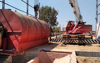 12T/D waste tire pyrolysis plant installed in Egypt