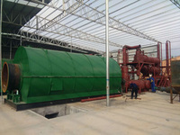2 sets of 12T/D waste tire pyrolysis plant installed in Guangdong
