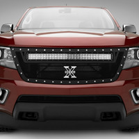 T-Rex® 6310561 - 1-Pc Torch Series Black Formed Mesh Main Grille with 2 x 12" LED Light Bar