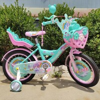Kids Bike Girls 14 16 18 Inch Children\'s Bicycle with Basket for Age 3-12 Years cute beautiful children bicycle