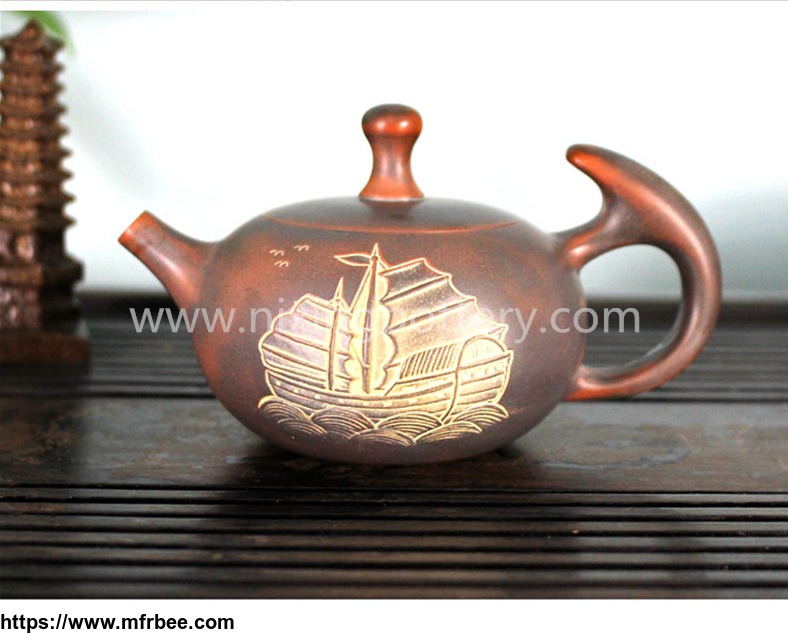 nixing_pottery_tea_pot_handmade_everything_goes_well_teapot_ceramic_tea_ware