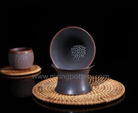 Nixing Pottery Tea Filter Container Guangxi Qinzhou Handmade Tea Ware Tea Infuser