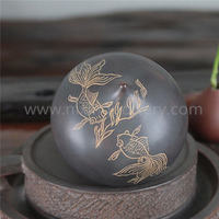 Fish Fun Water Drop Tea Pet Is a Piece Of The Chinese Qinzhou Nixing Pottery Clay