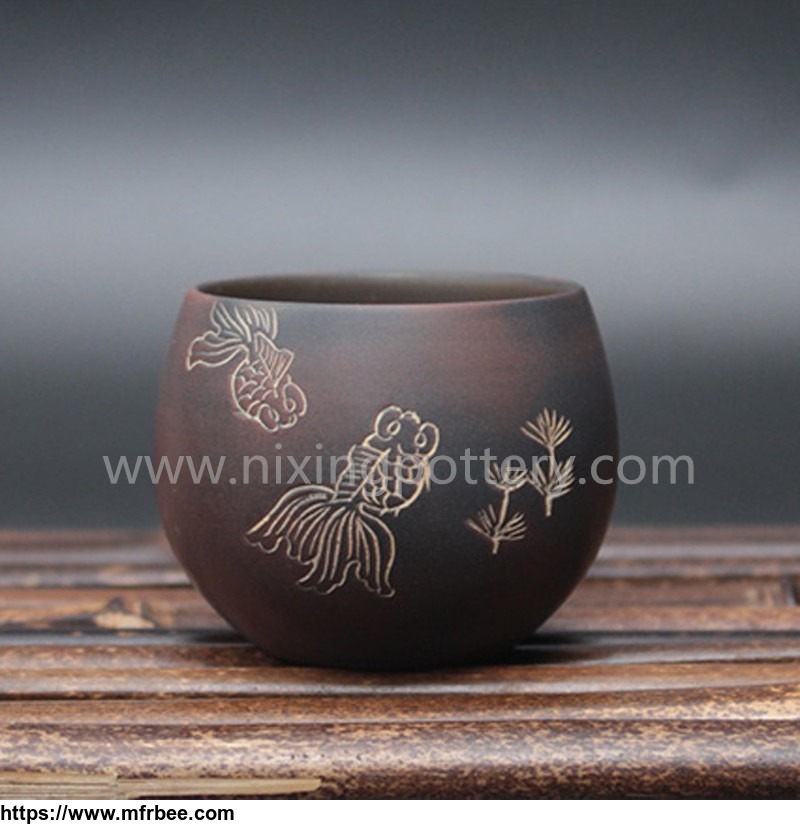 chinese_qinzhou_nixing_pottery_handmade_tea_cup_goldfish_cup_kungfu_tea_large_tea_cup