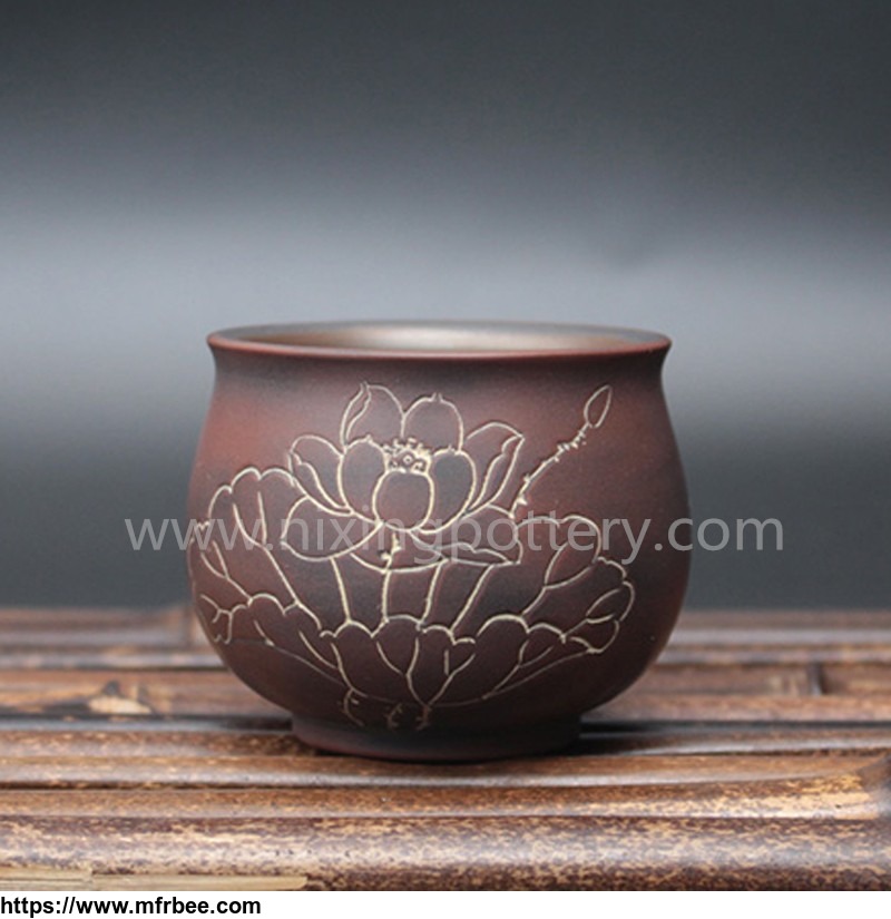nixing_lotus_flower_tea_cup_handmade_tea_cup_set_clay_tea_cup