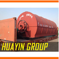 more images of HUAYIN new design waste plastic pyrolysis to oil machine with high oil rate