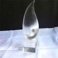 Glass Flame Trophy