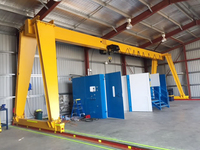 Workshop Yard Lifting Single Beam Gantry Crane Opetator