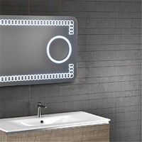 more images of Aluminium Bathroom LED Light Mirror (GS062)