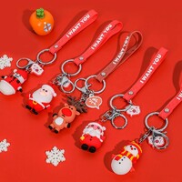 more images of Christmas Gifts Cheap Custom Personalized Christmas Keychain With Logo