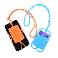00:00 00:00  Click here to expended view video-iconimage image	image	image	image	image	image Share Wholesale Custom Silicone Mobile Phone Holder Necklace Strap ID Credit Card Holder Cell Phone Silicone Support