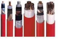 Medium Voltage Red PVC Jacket Power Cable