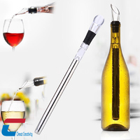 Wine Accessories Stick Wine milk Cooler chiller with Pourer and wine stopper