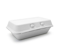 700 ml Plant-based Microwavable Freezer SafeGood Locking Disposable Hotsale in Canada Takeaway Box