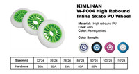 2020 China KIMLINAN W-P004 High Rebound Inline Skate PU Wheel