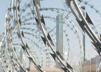 more images of Hot dip galvanzied razor blade concertina razor barbed wire security fencing