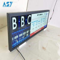 Ultra Wide Stretched LCD Display Bus Advertising Monitor