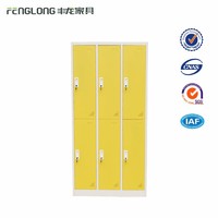 FENGLONG steel office furniture color changing room storage clothes used steel locker with door