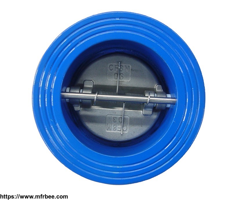 ansi_class_125_150_din_bs_pn16_wafer_type_double_door_check_valve