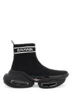 more images of Balmain 'B-Bold' Knit Sneakers | Milan Fashoinista