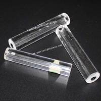 High Temperature Thickness Quartz Cylinder Glass Tube