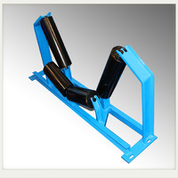 Rubber Surfact Material Falling Conveyor Impact Rollers Idlers