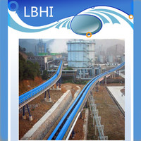 High Quality Pipe Rubber Belt Conveyor for Material Handling