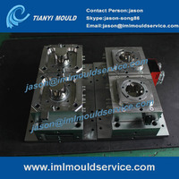 500g two cavities thin wall plastic cup injection moulds