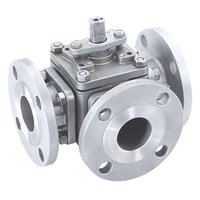 Stainless steel 3 way ball valve forged gas ball valve