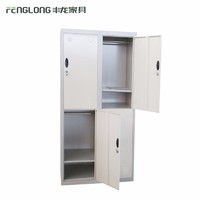 more images of High quality multi-function 4 door gray metal storage locker /cabinet for school student