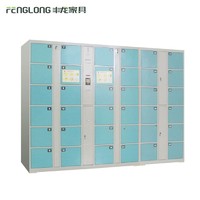 Supermarket Barcode Password 36 Doors Intelligent Coin-Operated Electrical Cabinet