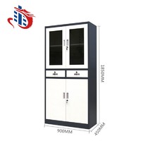 more images of 2 Glass Door Book Storage Steel Filing Cabinet Designs For Office Furniture