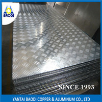 more images of bright anti-slip aluminum checker plate five bar for trailer/ tool box/floor