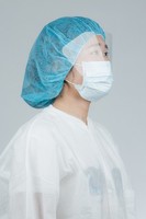 Good quality 3-ply ear-loop face mask with plastic eye shield