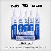 Non-toxic silicone adhesive with weather resistance