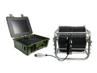 deep well inspection camera with 7mm soft cable video camera system meter/foot counter