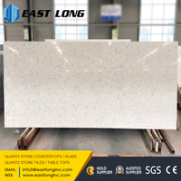 Polished artificial Quartz stone slabs