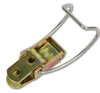 XTL-HC255-161ZT Hook type buckle, yellow galvanized iron little latch, long curved hook for toolbox