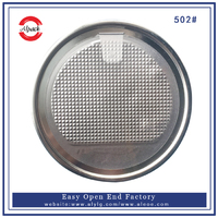 more images of 502# aluminum easy open peel off end for powder canning