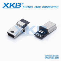 mini usb adapter cable T port switch A male connector adapter